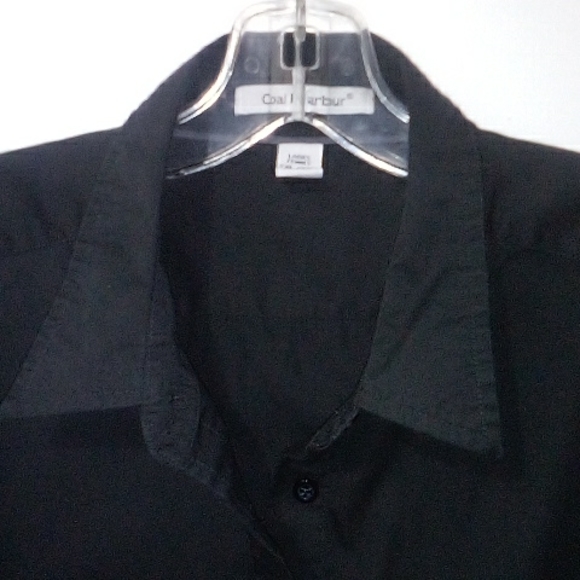 Coal Harbour black oversize button down shirt - Picture 2 of 6